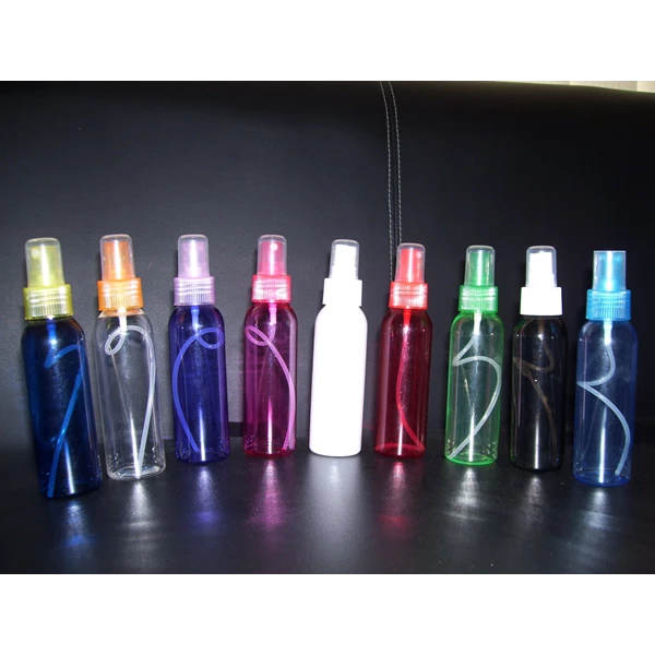 Boston Round bottles 100ml Color + Color Sprey