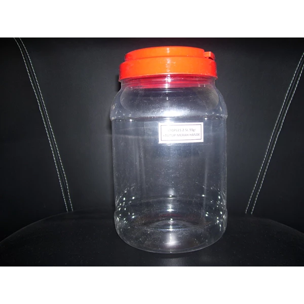 The JAR 2 and a half LITER of 93 G RED LID HANDLE &