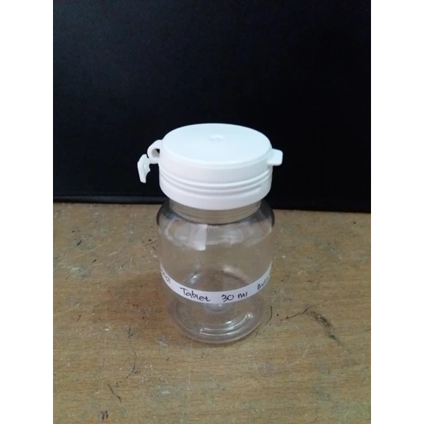A ROUND TABLET BOTTLE 30 ML