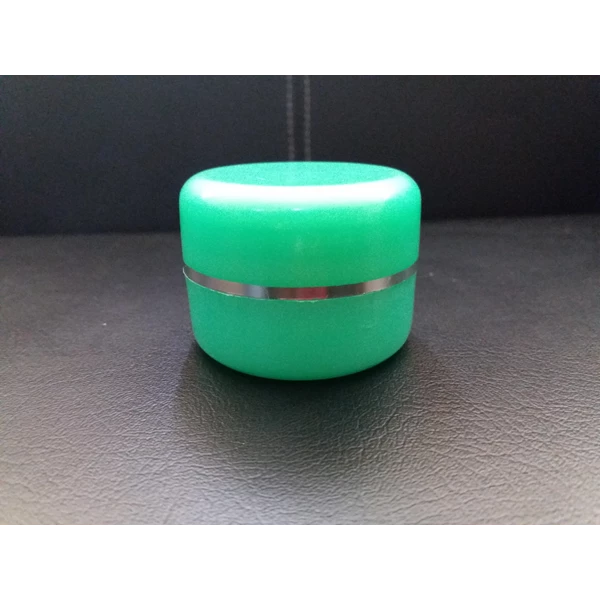 Plastic Cream pot Ir 10 light green-light green